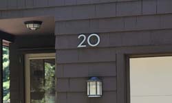 modern house numbers 40